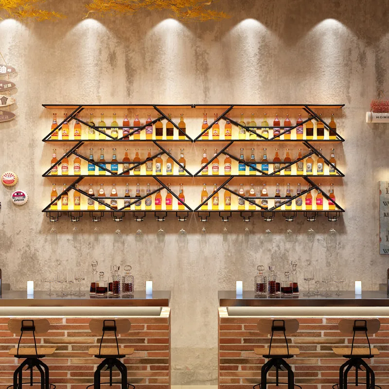 Étagère à vin murale en fer fo - Wine & Beer Guayaquil avis et prix